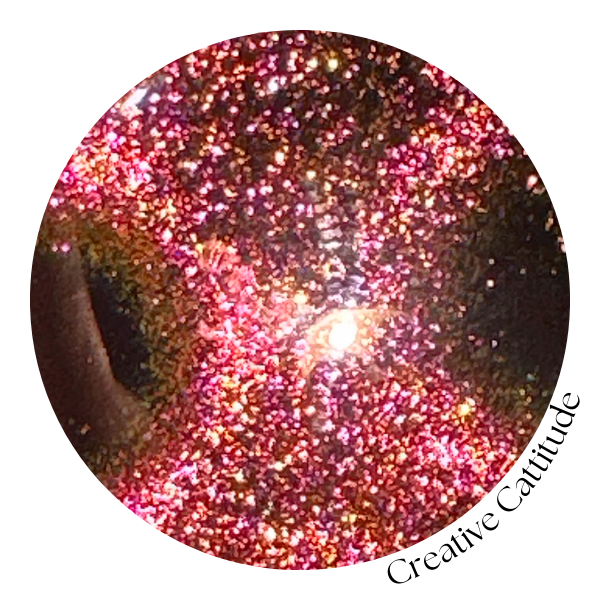 "Creative Cattitude" -- Mood Ring Cat Eye Gel