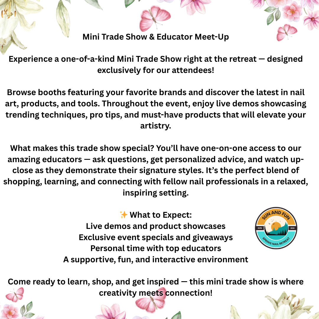 Sun and Fun Spring Nail Retreat 2026