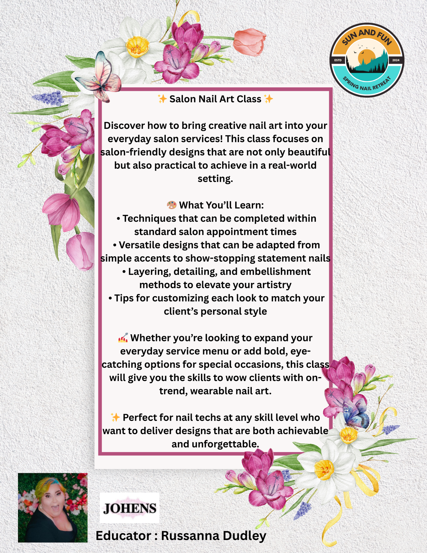 Sun and Fun Spring Nail Retreat 2026