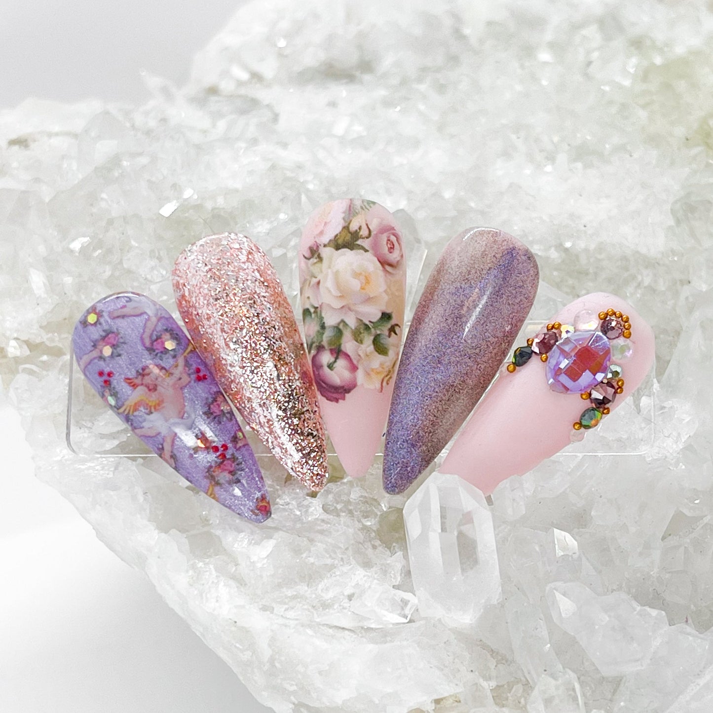 Rose Gold Platinum -- Holiday Ice Gel