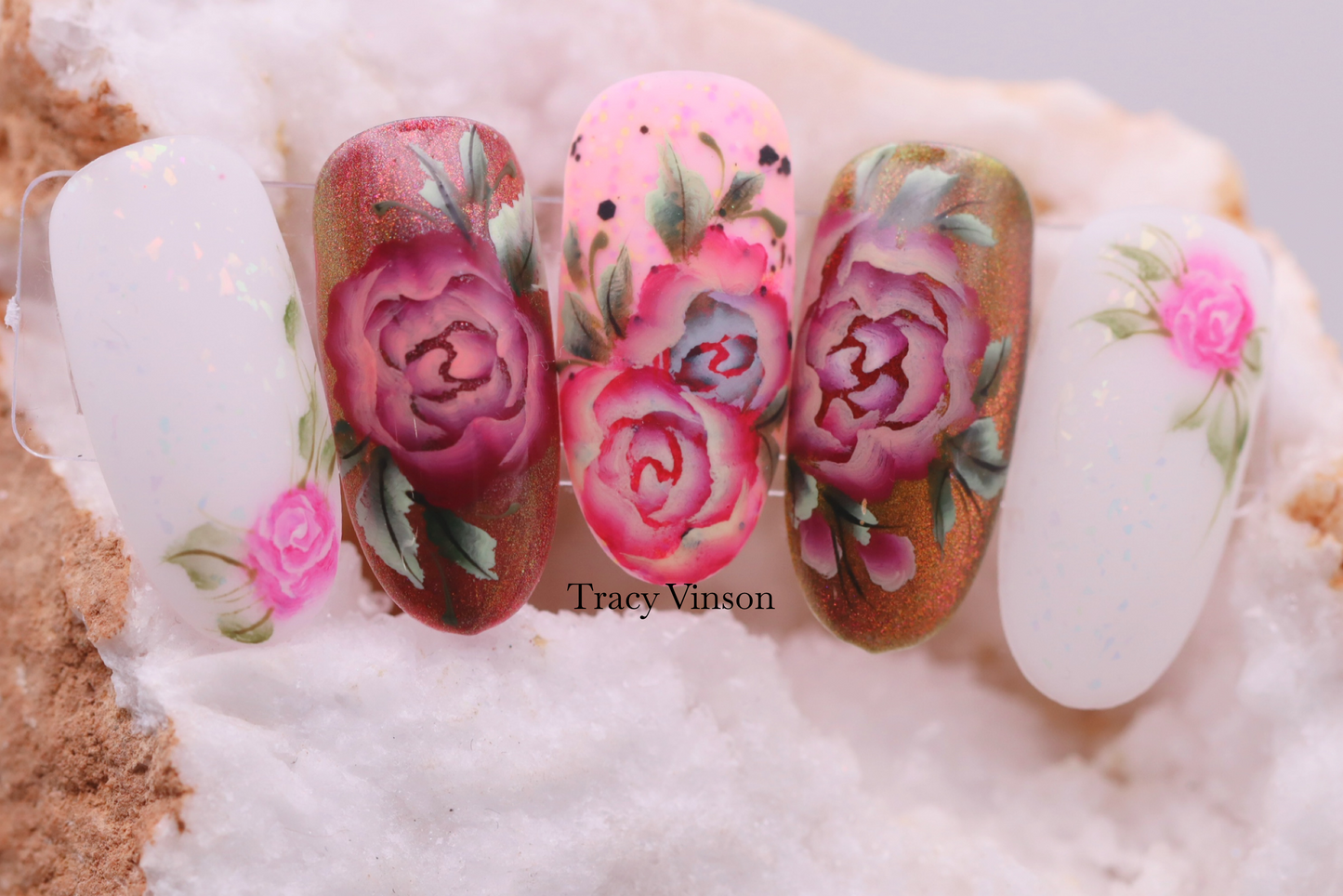 One Stroke Bridal: Inverted Roses