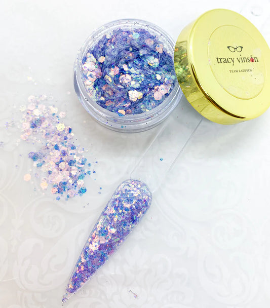 MM - PREMIUM DIAMOND ICE GLITTERS -- PLUMERIA