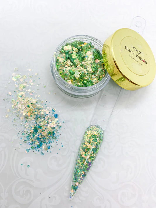 MM - PREMIUM DIAMOND ICE GLITTERS -- PERIDOT