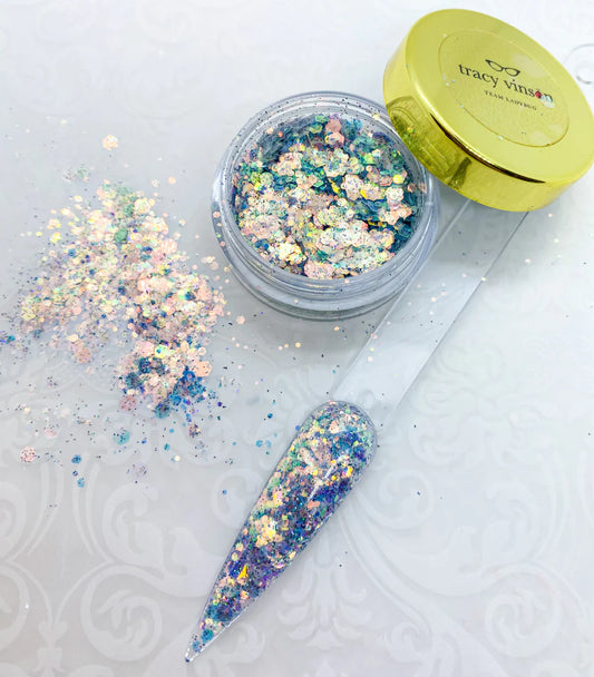 MM - PREMIUM DIAMOND ICE GLITTERS -- COTTON CANDY