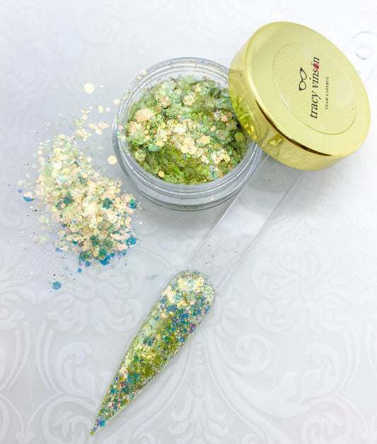 MM - PREMIUM DIAMOND ICE GLITTERS -- PISTACHIO