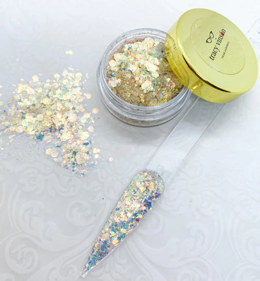 MM - PREMIUM DIAMOND ICE GLITTERS -- WHIPPED CREAM