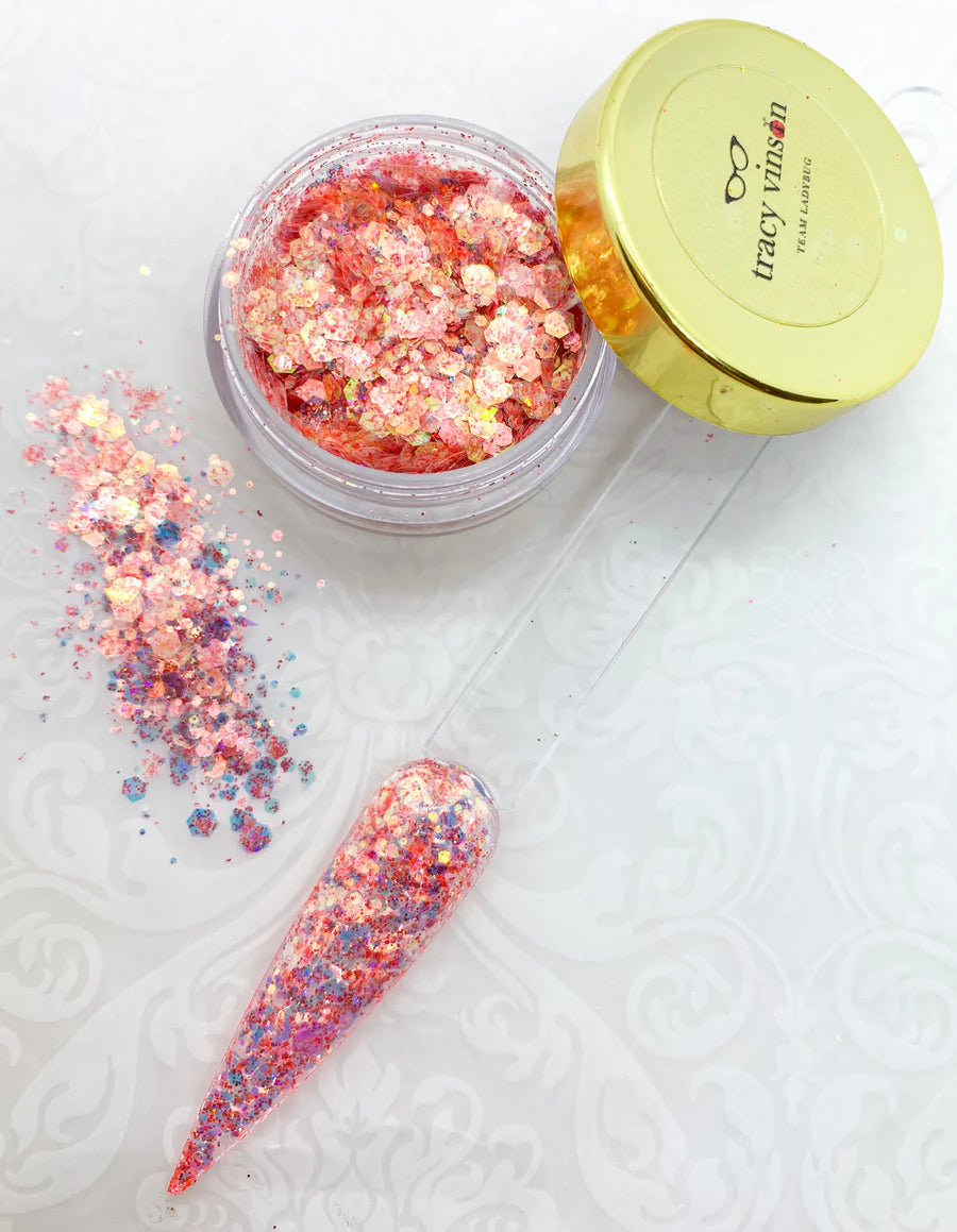 MM - PREMIUM DIAMOND ICE GLITTERS -- PINK GOLD