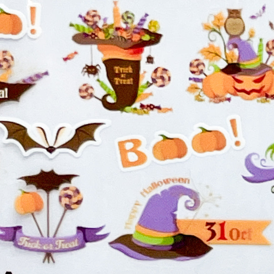 "21-10 Boo to You" -- Nail Transfer Foil