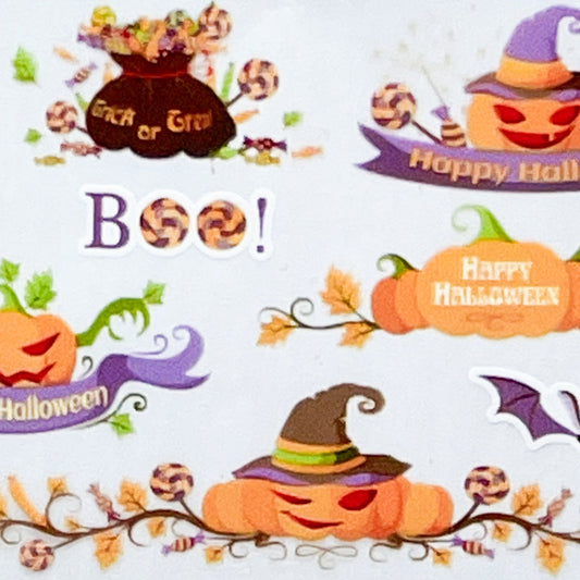 "21-10 Boo to You" -- Nail Transfer Foil