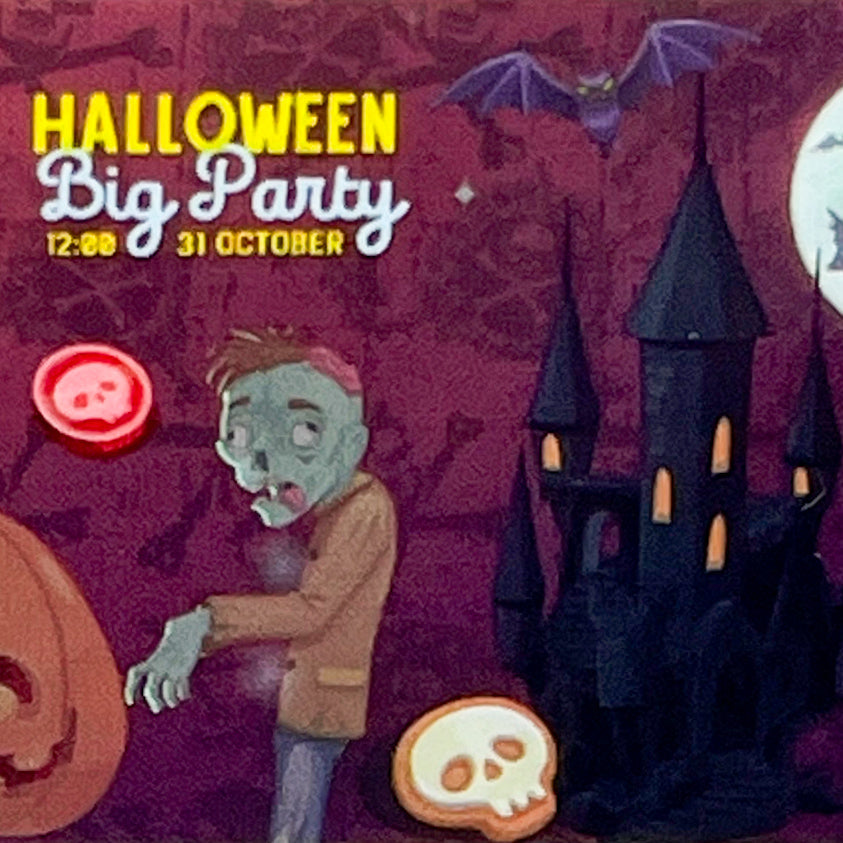 "20-07 Zombie Party" -- Nail Transfer Foil