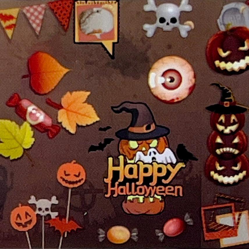 "20-08 Cauldrons & Candlelight" -- Nail Transfer Foil