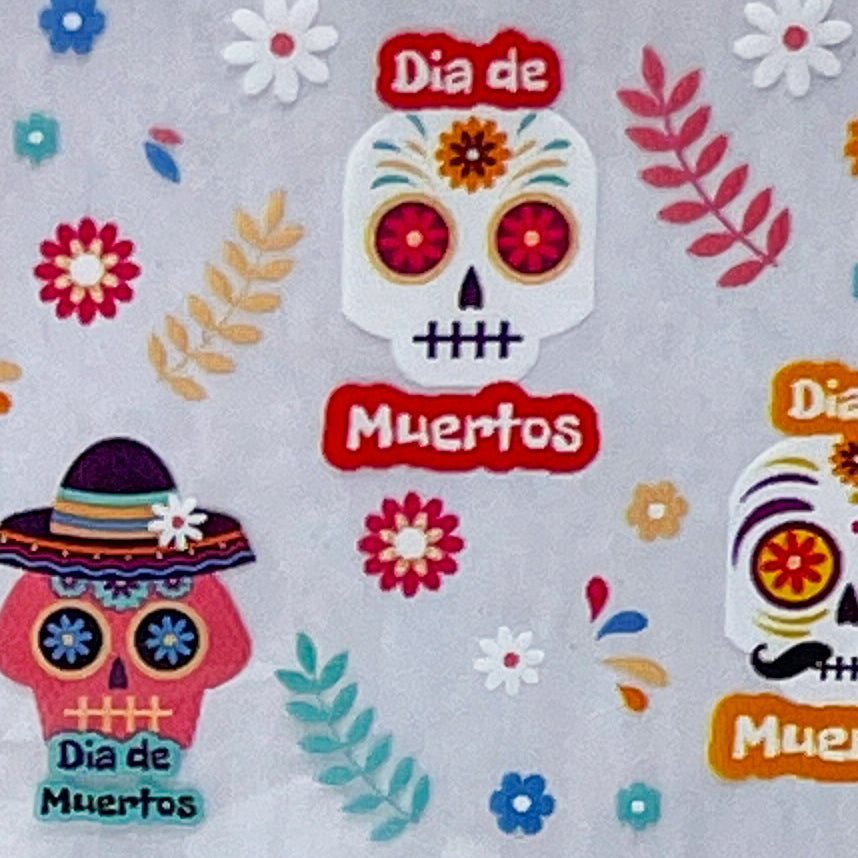 "19-04 Fiesta de Fright" -- Nail Transfer Foil