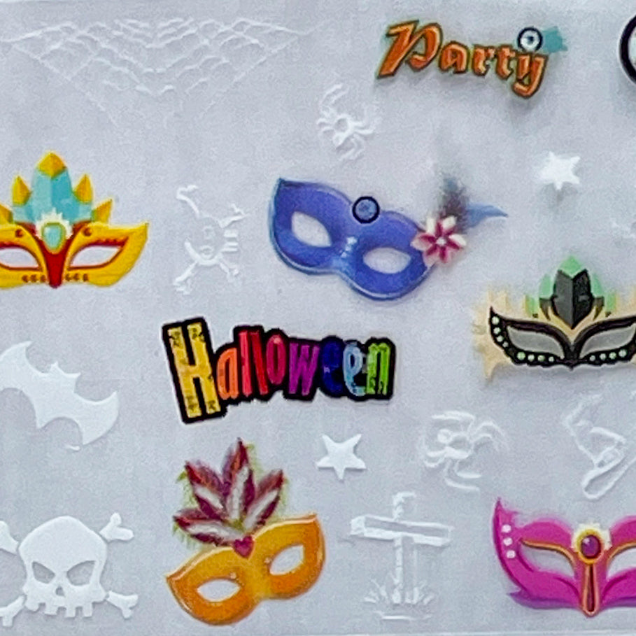 "18-08 Mausoleum Masquerade" -- Nail Transfer Foil