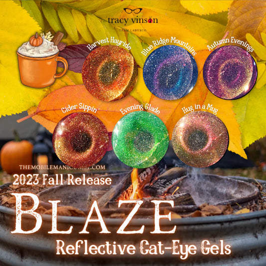 MM-Blaze Cateye Gels-6 pc Collection