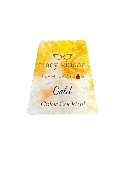 GOLD METALLIC -- COLOR COCKTAIL ALCOHOL INK