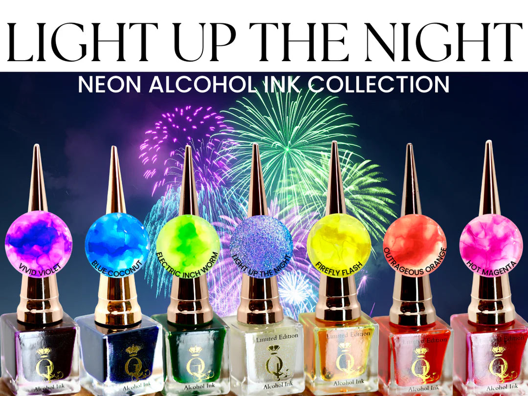 LIGHT UP THE NIGHT NEON ALCOHOL INK COLLECTION (7PCS) Regular price