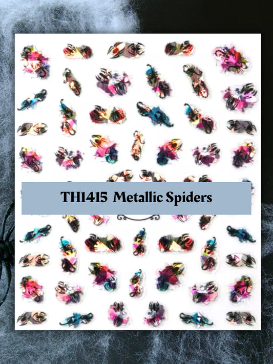 TH-1415 Metallic Spiders Decals