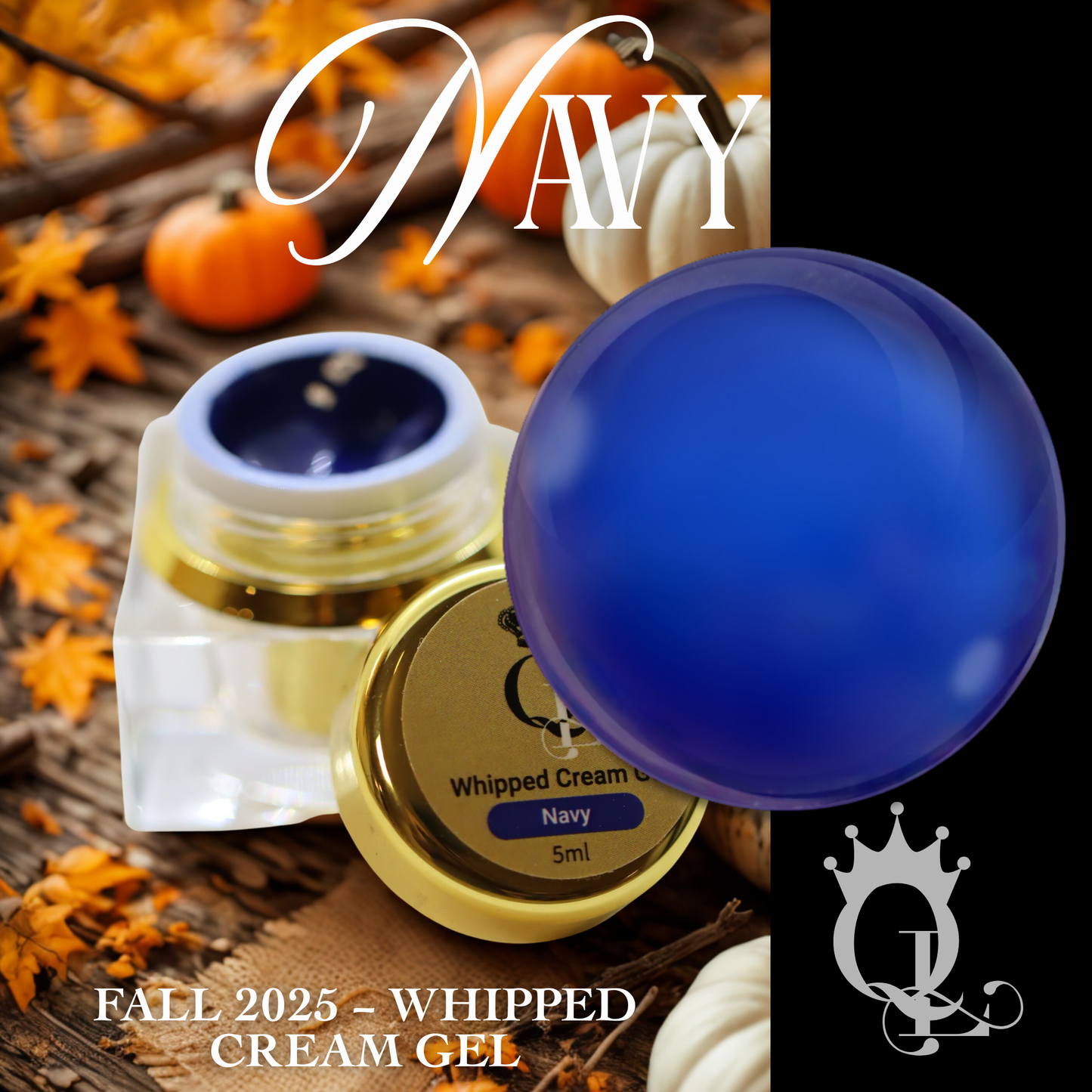 Navy -- Fall Regal Whipped Cream Gel