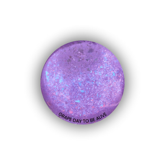 "Grape Day to Be Alive" -- Vacay Vibes Neon Candy Chrome