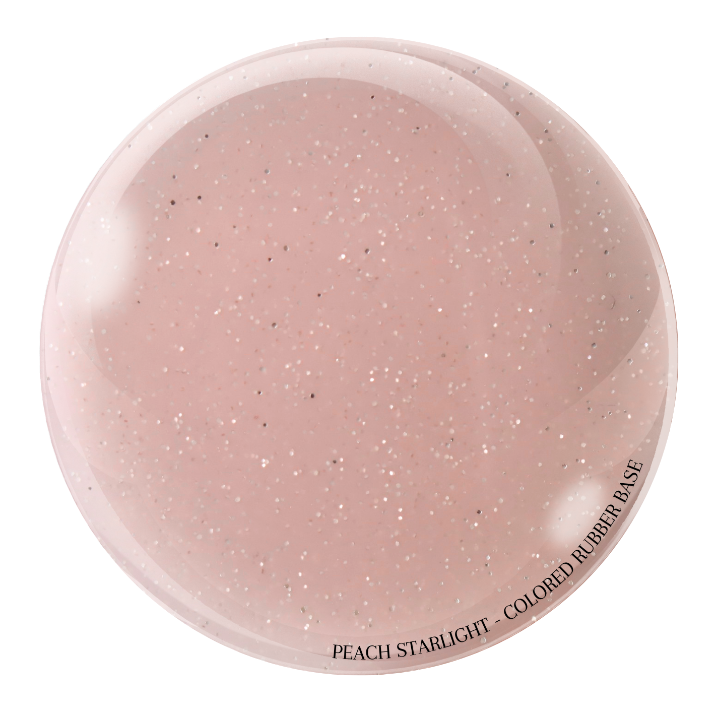 "Peach Starlight" -- HEMA-Free Colored Rubber Base