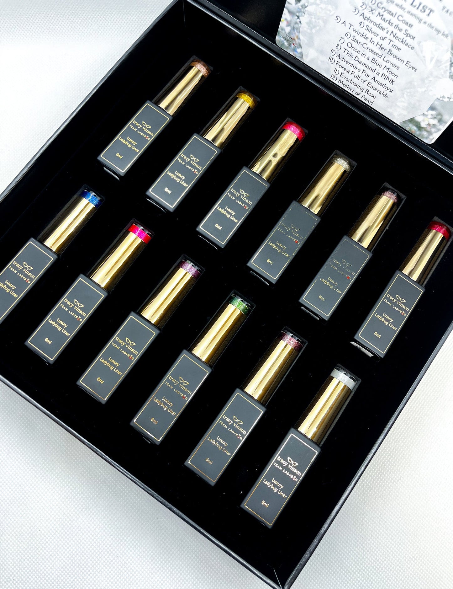 Team Ladybug Prism Liner Gel -- Set #2 - Signature Ladybug Prism Gels