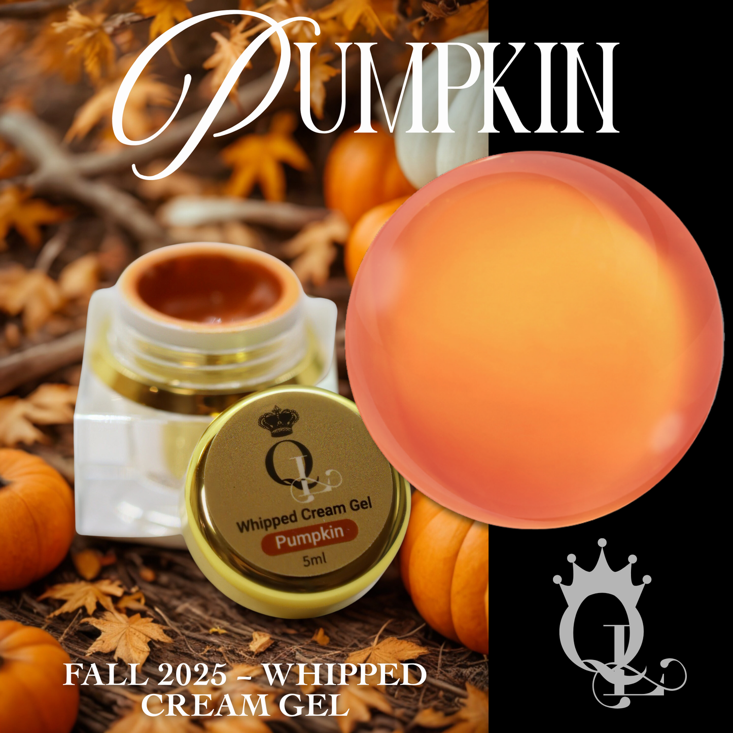 Pumpkin -- Fall Regal Whipped Cream Gel
