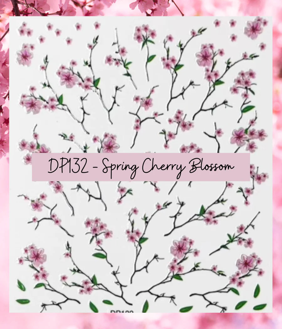 DP132 SPRING CHERRY BLOSSOM DECALS