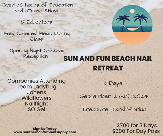 Sun and Fun Beach Nail Retreat