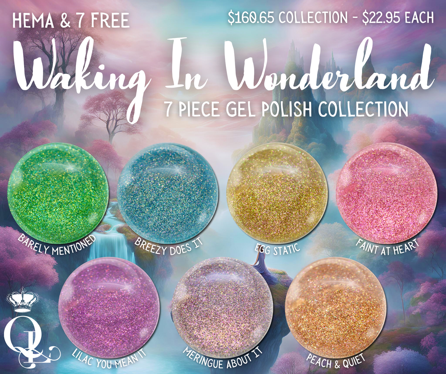 Waking In Wonderland - HEMA-Free 7pc Gel Collection