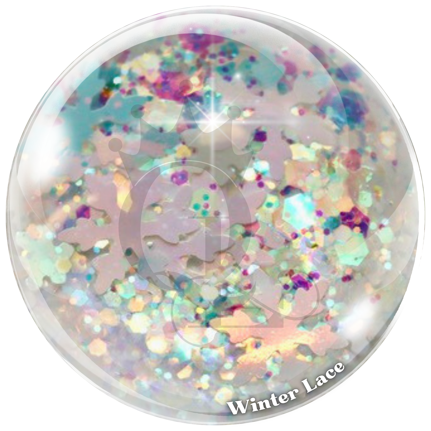 "Winter Lace" - Christmas in July Glitter