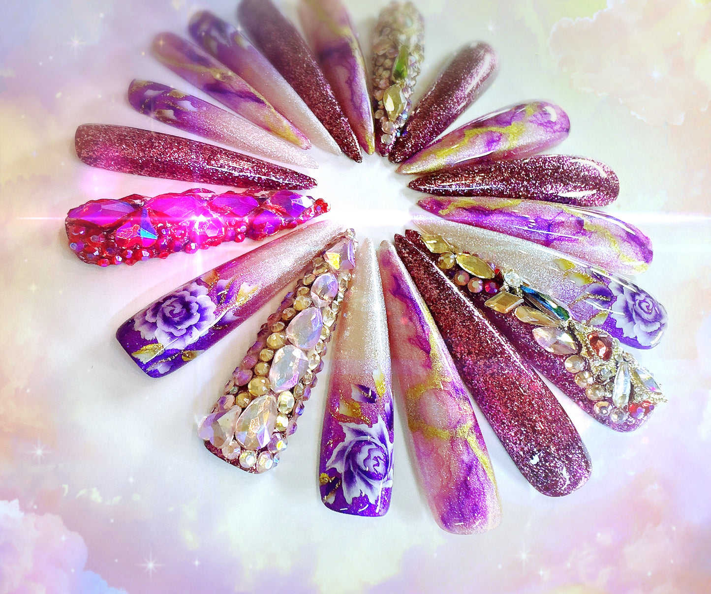Purple Passion Press-On Nails