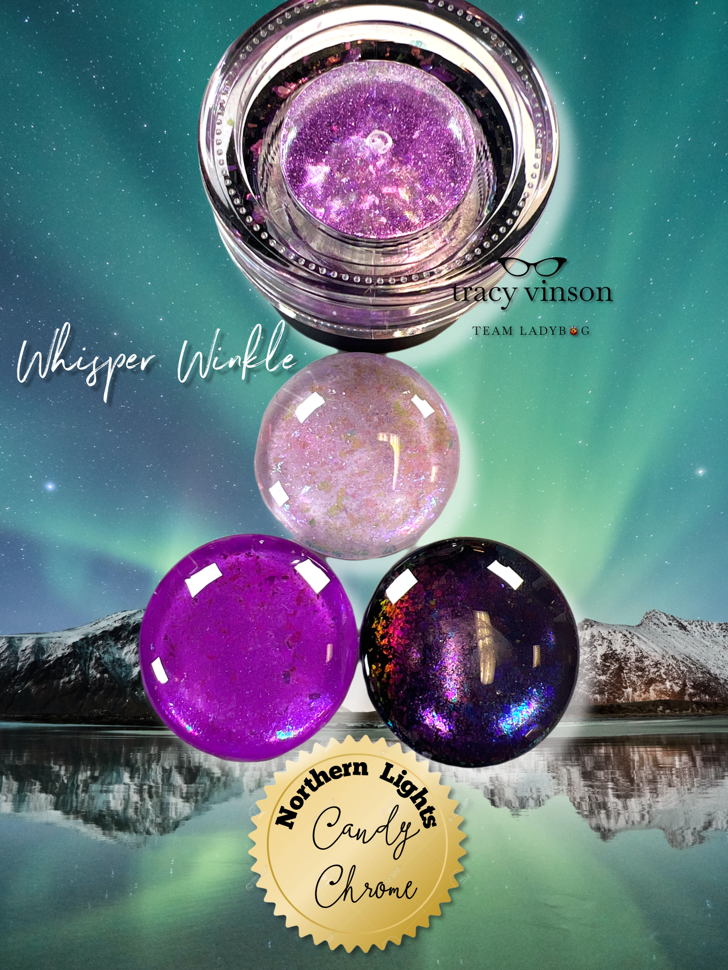 MM - Northern Lights Candy Chrome -- "Whisper Winkle"