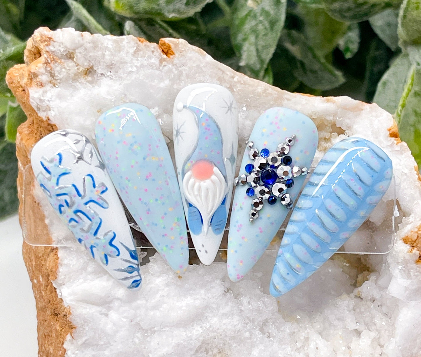 "Blue Moon Funfetti" Gel Polish