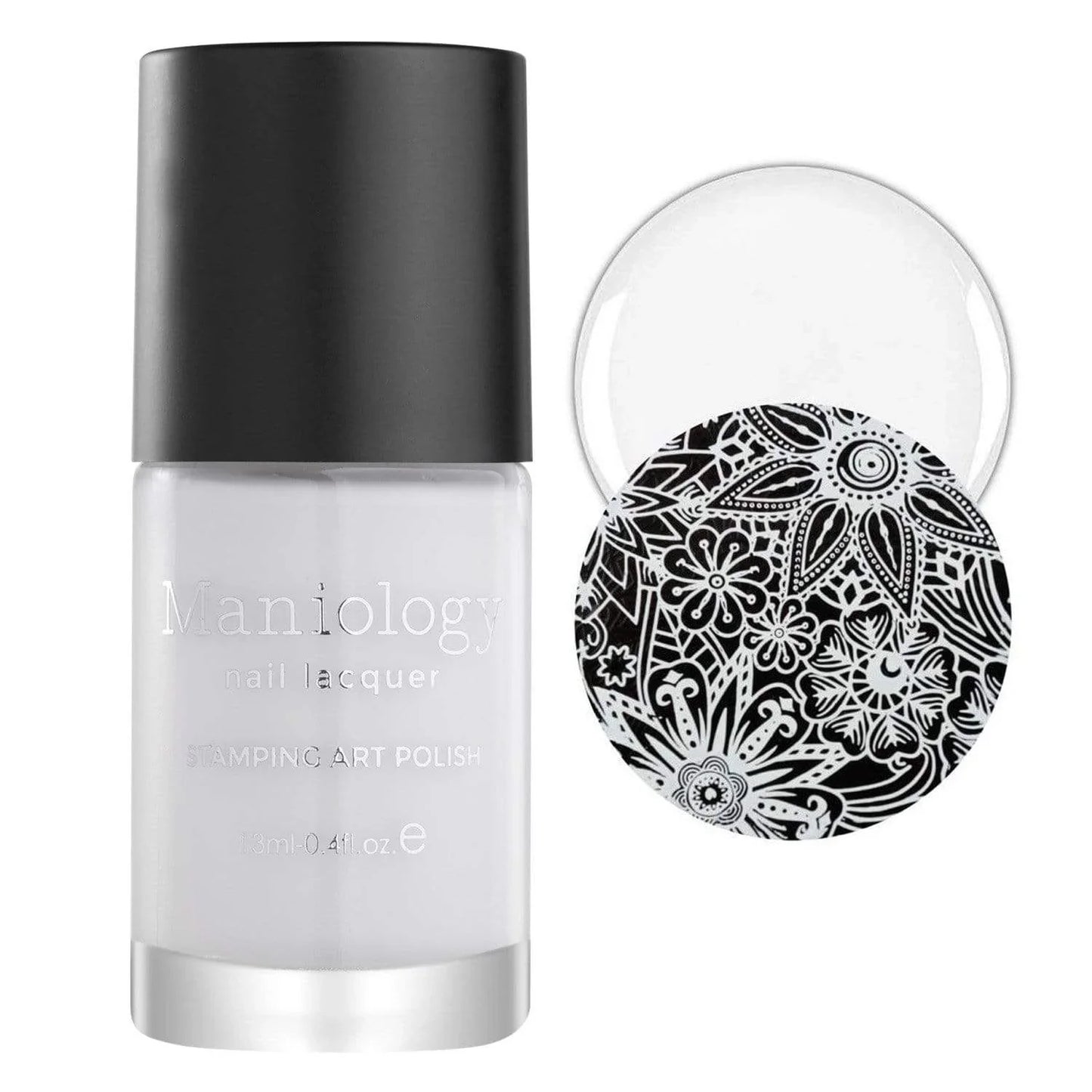White Stamping Polish--Maniology