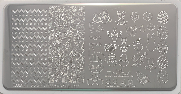 PF Easter 01 Stamping Plate